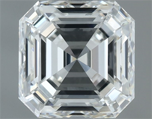Picture of Natural Diamond 1.00 Carats, Asscher with  Cut, G Color, VS1 Clarity and Certified by IGI