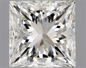 Picture of Natural Diamond 1.50 Carats, Princess with  Cut, J Color, VVS2 Clarity and Certified by GIA