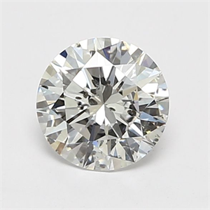 Picture of Natural Diamond 1.02 Carats, Round with Excellent Cut, G Color, I1 Clarity and Certified by GIA