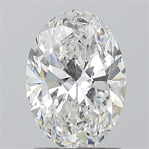 Picture of Natural Diamond 1.20 Carats, Oval with  Cut, E Color, VS2 Clarity and Certified by GIA