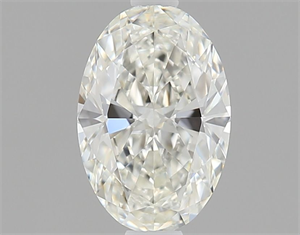 Picture of Natural Diamond 0.50 Carats, Oval with  Cut, H Color, VVS2 Clarity and Certified by IGI