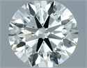 Natural Diamond 0.69 Carats, Round with Excellent Cut, J Color, VVS2 Clarity and Certified by IGI