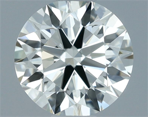 Picture of Natural Diamond 0.69 Carats, Round with Excellent Cut, J Color, VVS2 Clarity and Certified by IGI