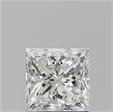 Natural Diamond 1.50 Carats, Princess with  Cut, H Color, VVS2 Clarity and Certified by GIA
