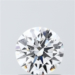 Picture of Lab Grown Diamond 1.02 Carats, Round with Ideal Cut, D Color, VVS2 Clarity and Certified by IGI
