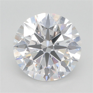 Picture of Lab Grown Diamond 3.86 Carats, Round with Excellent Cut, F Color, VVS1 Clarity and Certified by GIA