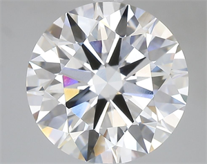 Picture of Lab Grown Diamond 5.06 Carats, Round with Ideal Cut, E Color, VVS1 Clarity and Certified by IGI