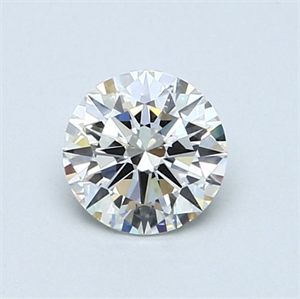 Picture of Natural Diamond 0.70 Carats, Round with Very Good Cut, I Color, VVS2 Clarity and Certified by GIA