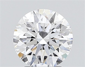 Picture of Lab Grown Diamond 2.38 Carats, Round with Ideal Cut, E Color, IF Clarity and Certified by IGI