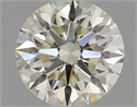 Natural Diamond 0.72 Carats, Round with Excellent Cut, M Color, VVS1 Clarity and Certified by GIA