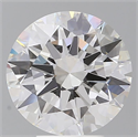 Lab Grown Diamond 4.96 Carats, Round with Excellent Cut, E Color, VVS2 Clarity and Certified by IGI