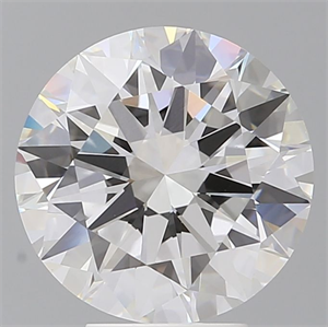 Picture of Lab Grown Diamond 4.96 Carats, Round with Excellent Cut, E Color, VVS2 Clarity and Certified by IGI