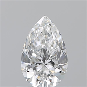 Foto Diamante Natural 0.71 quilates, De pera , Color E, claridad VS1 y certificado GIA de