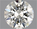 Natural Diamond 0.80 Carats, Round with Excellent Cut, J Color, SI2 Clarity and Certified by GIA