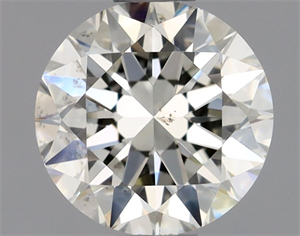 Picture of Natural Diamond 0.80 Carats, Round with Excellent Cut, J Color, SI2 Clarity and Certified by GIA