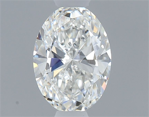 Picture of Natural Diamond 0.40 Carats, Oval with  Cut, F Color, VVS2 Clarity and Certified by GIA