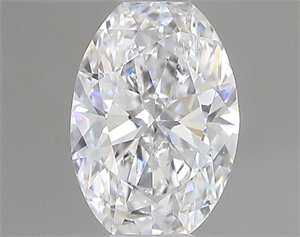 Picture of Natural Diamond 0.40 Carats, Oval with  Cut, D Color, VS2 Clarity and Certified by GIA