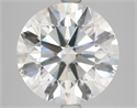 Diamante Natural 3.70 quilates, Redondo , Color I, claridad SI1 y certificado HRD