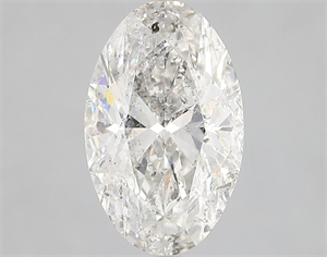 Picture of Natural Diamond 3.05 Carats, Oval with  Cut, G Color, SI2 Clarity and Certified by IGI