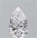 Diamante Natural 0.55 quilates, De pera , Color D, claridad VVS2 y certificado GIA