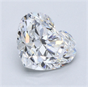 Natural Diamond 3.01 Carats, Heart with  Cut, D Color, VS1 Clarity and Certified by GIA