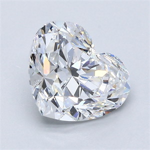 Picture of Natural Diamond 3.01 Carats, Heart with  Cut, D Color, VS1 Clarity and Certified by GIA