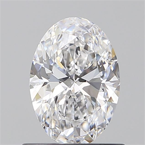 Picture of Natural Diamond 0.64 Carats, Oval with  Cut, D Color, VVS2 Clarity and Certified by GIA