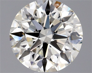 Picture of Natural Diamond 0.71 Carats, Round with Excellent Cut, J Color, VVS1 Clarity and Certified by GIA