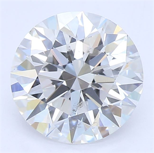 Picture of Lab Grown Diamond 1.00 Carats, Round with Ideal Cut, F Color, SI1 Clarity and Certified by IGI