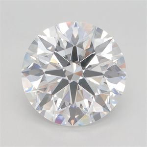 Picture of Lab Grown Diamond 6.24 Carats, Round with Ideal Cut, F Color, IF Clarity and Certified by IGI