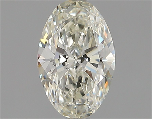 Foto Diamante Natural 0.53 quilates, Ovalado , Color K, claridad SI2 y certificado GIA de