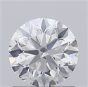 Natural Diamond 1.00 Carats, Round with Very Good Cut, I Color, SI2 Clarity and Certified by GIA