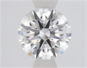 Lab Grown Diamond 1.08 Carats, Round with Ideal Cut, G Color, VS2 Clarity and Certified by IGI