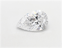 Natural Diamond 3.40 Carats, Pear with  Cut, D Color, SI2 Clarity and Certified by GIA