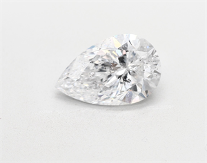 Picture of Natural Diamond 3.40 Carats, Pear with  Cut, D Color, SI2 Clarity and Certified by GIA