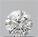 Diamante Natural 0.52 quilates, Redondo , Color J, claridad VVS2 y certificado GIA