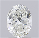 Natural Diamond 1.01 Carats, Oval with  Cut, I Color, VS1 Clarity and Certified by GIA