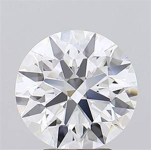 Picture of Lab Grown Diamond 3.55 Carats, Round with Ideal Cut, D Color, VVS1 Clarity and Certified by IGI