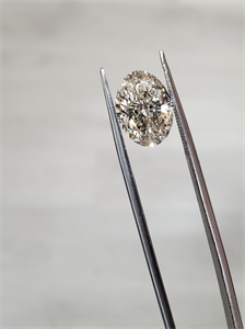 Picture of Natural Diamond 3.05 Carats, Oval with  Cut, J Color, SI2 Clarity and Certified by GIA