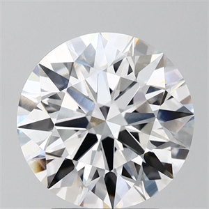 Picture of Lab Grown Diamond 3.07 Carats, Round with Ideal Cut, D Color, VVS2 Clarity and Certified by IGI