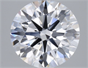 Lab Grown Diamond 2.26 Carats, Round with Ideal Cut, D Color, VVS1 Clarity and Certified by IGI