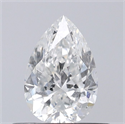 Diamante Natural 0.52 quilates, De pera , Color F, claridad I1 y certificado GIA