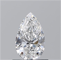 Natural Diamond 0.74 Carats, Pear with  Cut, E Color, VS1 Clarity and Certified by GIA
