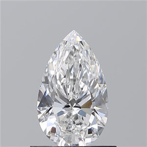 Picture of Natural Diamond 0.74 Carats, Pear with  Cut, E Color, VS1 Clarity and Certified by GIA