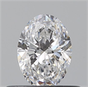 Diamante Natural 0.43 quilates, Ovalado , Color D, claridad VS2 y certificado GIA