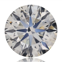 Diamante Natural 0.40 quilates, Redondo , Color E, claridad VVS1 y certificado GIA