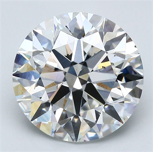 Picture of Natural Diamond 5.04 Carats, Round with Excellent Cut, F Color, SI1 Clarity and Certified by GIA