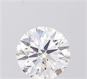 Lab Grown Diamond 1.06 Carats, Round with Ideal Cut, D Color, VVS1 Clarity and Certified by IGI