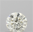 Natural Diamond 0.40 Carats, Round with Excellent Cut, L Color, SI1 Clarity and Certified by IGI