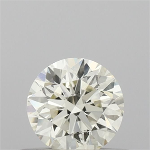 Picture of Natural Diamond 0.40 Carats, Round with Excellent Cut, L Color, SI1 Clarity and Certified by IGI